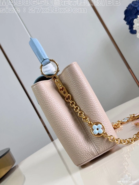 Aaa replica ru CAPUCINES LOUIS VUITTON BB-27*18*9CM 0803